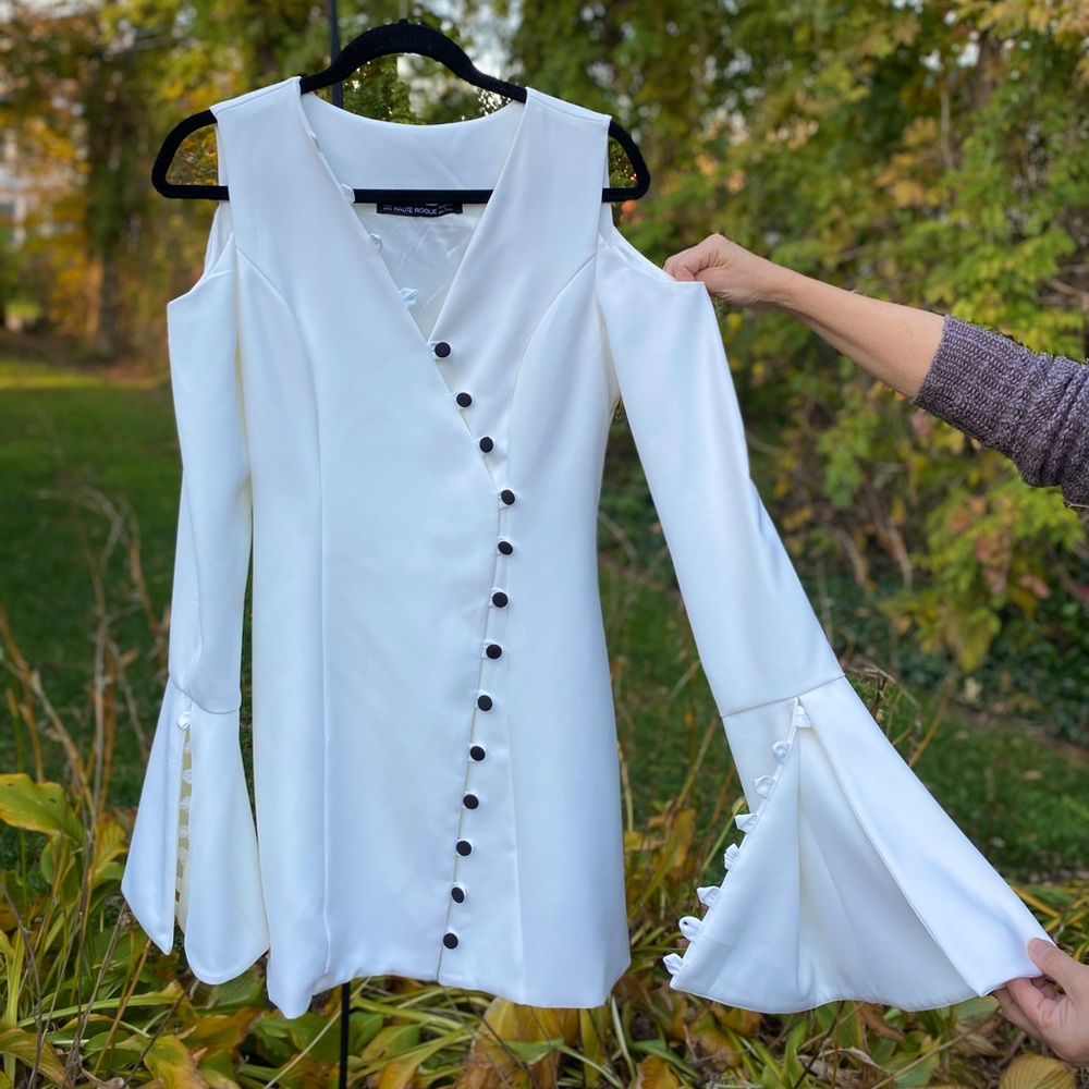 Haute Hippie White Dress